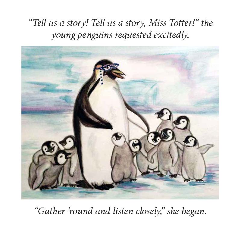 Scarlett's Journey Home - finished illustrated spread, page 3